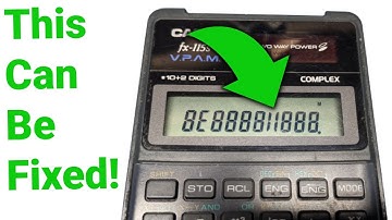 ► Bad LCD Screen Repaired - Casio Scientific Calculator
