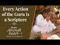 Every action of the guru is a scripture  from ammas heart  season 2 episode 3  ammas message