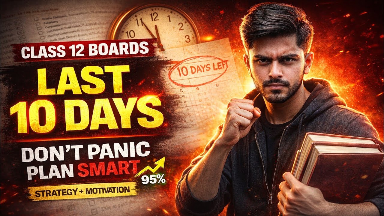 Final 10 Days Study Plan for Boards | Class 10 & 12 Exam Strategy ...