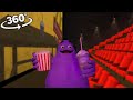 360° VR Grimace Watching a Movie! - CINEMA HALL