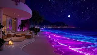 Drift Into Healing Sleep • Melatonin Release & Negative Blockage Removal • 1 Hour Beach Soundscape