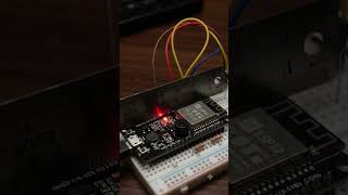 Laser Security Alarm Using ESP32 🔴🚨 | Intruder Detection System with OLED Display|DIY Project#shorts