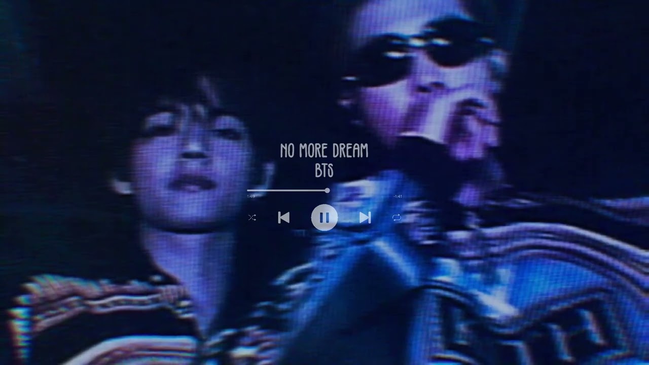 ❝ bts - no more dream // slowed & reverb ❞