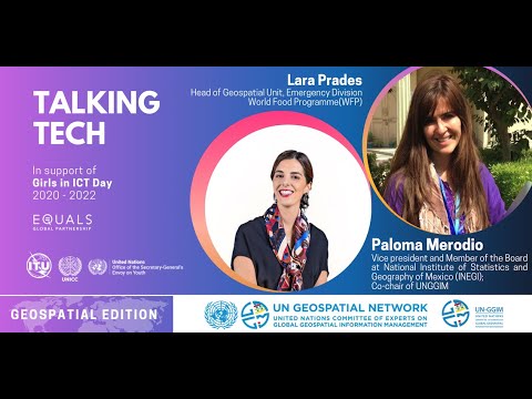 Girls and Women Talking Tech interview 162 : Paloma Merodio and Lara Prades | Geospatial Edition