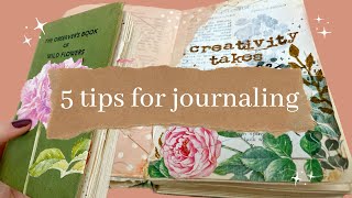5 easy tips for getting started with art journaling | Mini Altered Book 3