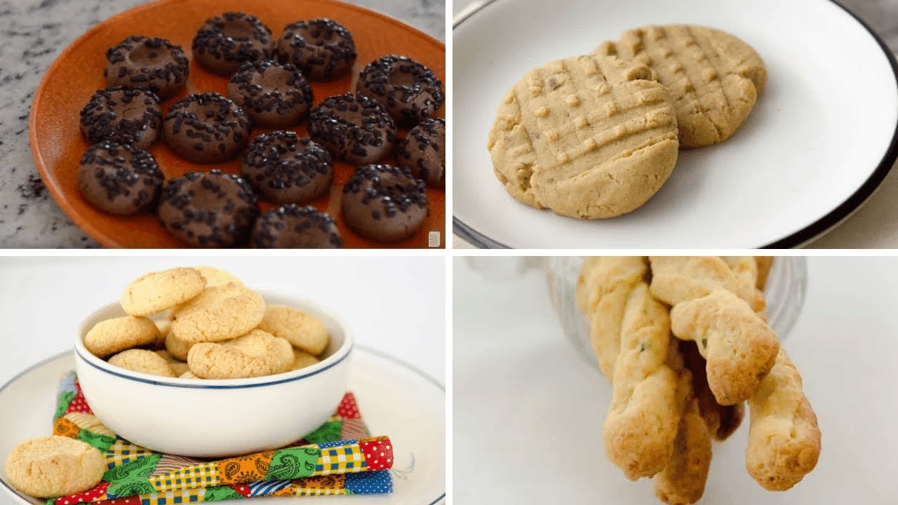 4 RECEITAS DE BISCOITO DELICIOSAS