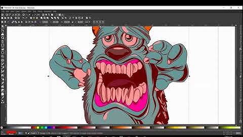 Clean Outline for a Complex Drawing Using Inkscape (Cartoon Style)