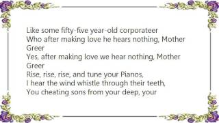 Video thumbnail of "Augie March - Mother Greer Lyrics"