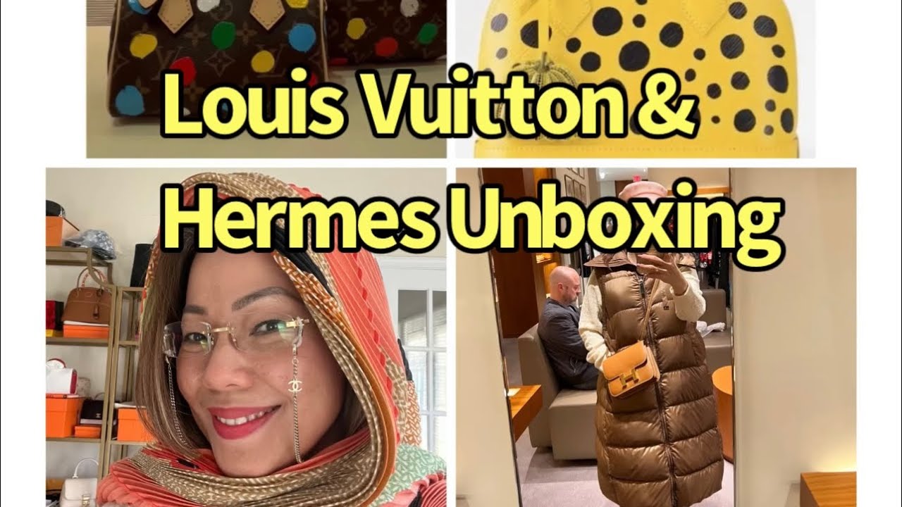 LOUIS VUITTON & HERMES BAG UNBOXING/HAUL!