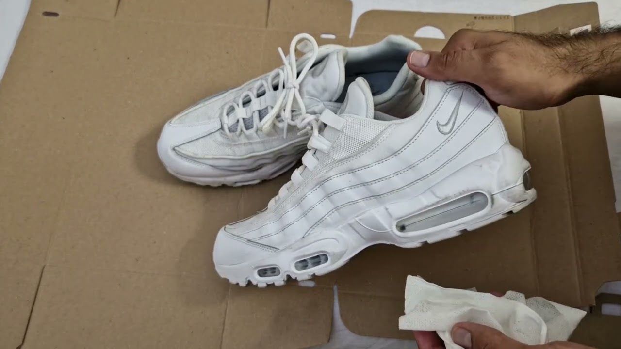 The Best Way Possible to Clean All White Mesh Nike Air Max 95
