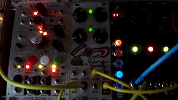Modular Synth - ZVEX Instant Lo-Fi Junky & Mutable Instruments Rings