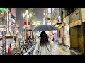 【4K】Tokyo Rainy Night Walk - Shinjuku Kabukicho (Apr.2021)
