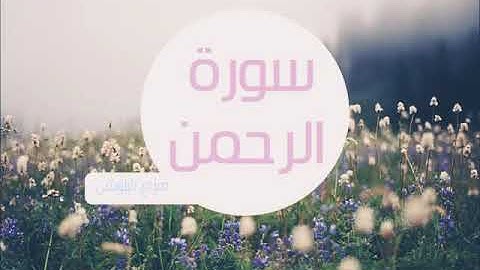 سورة الرحمن _هزاع البلوشي