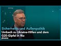 Außenpolitik: Frank Umbach (CASSIS, Uni Bonn) zur Ukraine-Hilfen und dem G20-Gipfel in Rio | 22.02.