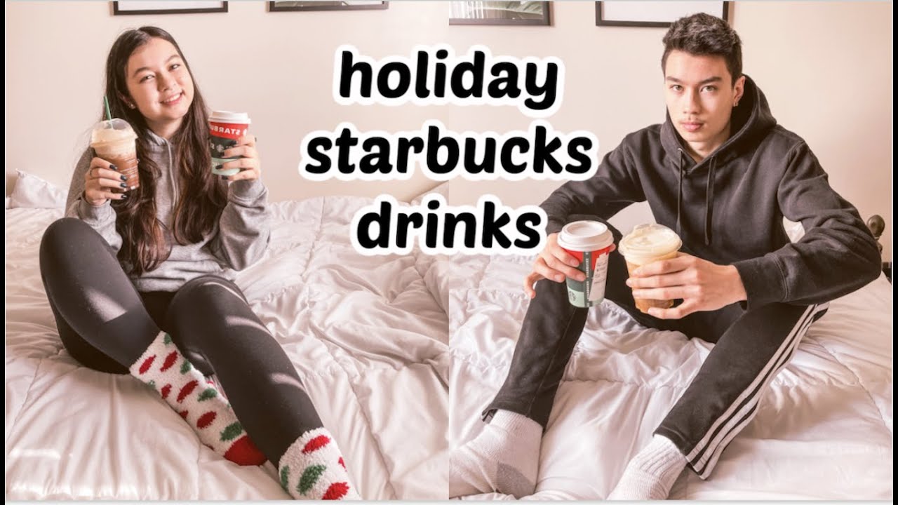 Trying Starbucks Holiday Drinks With My Brother 2020!