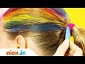 How to create a rainbow helmet  style files hair tutorial  sunny days style files  nick jr