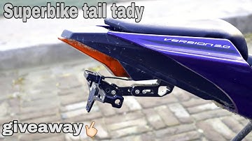 superbike tail tady install iN R15 v3 | modification on R15 v3 | giveaway