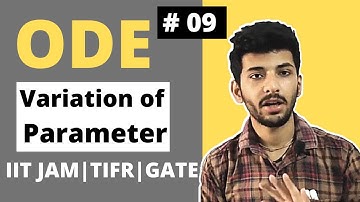 ODE 09 | Variation of parameter | second order linear DE | IIT JAM | GATE | BSc | MCA |