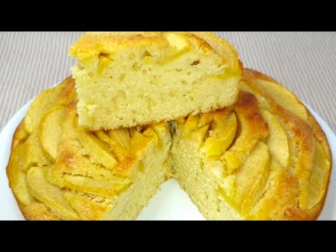 ЯБЛОЧНЫЙ Пирог на молоке! Простои и Быстрый Рецепт!