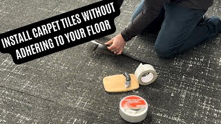 How To Install Carpet Tiles Without Adhering To Your Floor