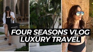 CLASSIC + MODERN OUTFIT Ideas + Travel Vlog at Four Seasons!