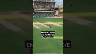 Seating choice for best view at Chepauk, choose J/K or E/D stand #shorts #ipl2024 #csk #chepauk Seating choice for best view at Chepauk, choose J/K or E/D stand #shorts #ipl2024 #csk #chepauk