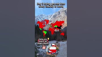 Day 2 trying get sub from every country in world #mapping #mapper #map #shorts #short #feed #music