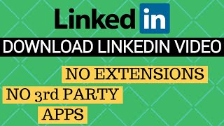 How to Download LinkedIn Videos | No Software | No Extensions | No Apps | Hacks by Code Band screenshot 2