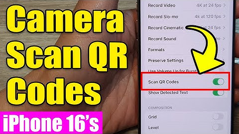 📱iPhone 16/16 Pro: How to Enable/Disable Camera Scan QR Codes