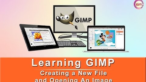 Learning GIMP: Creating a New File and Opening an Image
