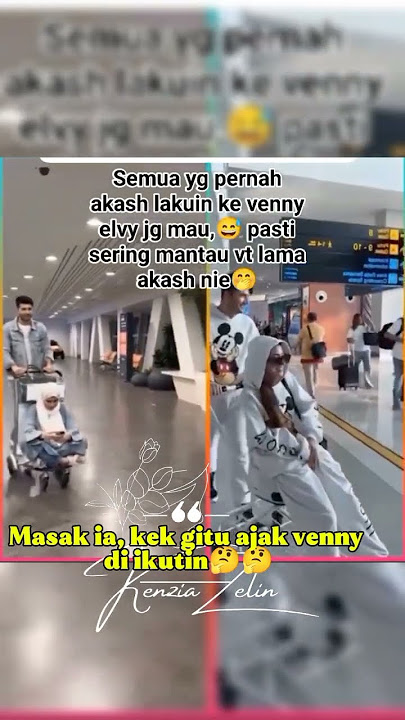 Mantau vt Venny Albert‼️Elvya Ngikutin Gaya Venny saat Bareng dengan Akash #vennyalberti #viralvideo