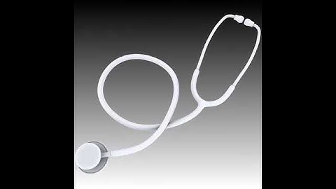 3D Model of  Stethoscope Review