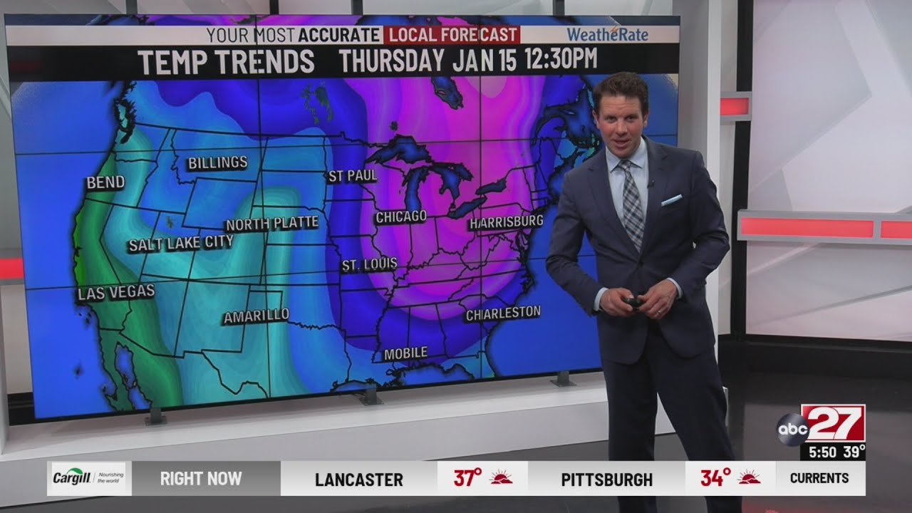 Eric's Monday PM forecast update
