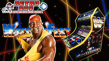 10” WWF WRESTLEFEST Mini Arcade Machine with Hyperspin, finished and running