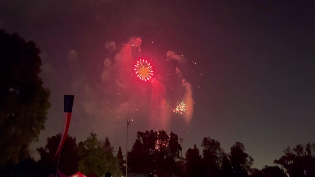 🇺🇸4th of July Fireworks 💥 2023, Almansor Park, Alhambra, California