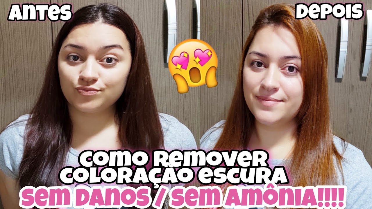 DEKAPCOLOR:COMO REMOVER COLORAÇÃO ESCURA DO CABELO SEM DESCOLORIR/ PASSO A PASSO em dona de casa