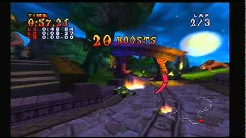 Crash Nitro Kart - Velo Ghost Race: Tiny Temple