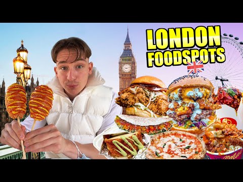 Ich Teste Top Food Spots in London | Burger Streetfood Tour | TomSprm