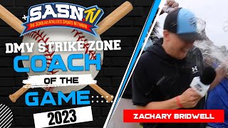 DMV Strike Zone Interviews Regional Champion Coach Zachary Bridwell