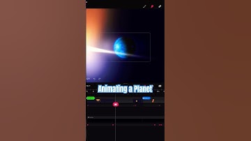 Animating a Planet by #procreatedreams #procreate #animation #spaceship #ipad