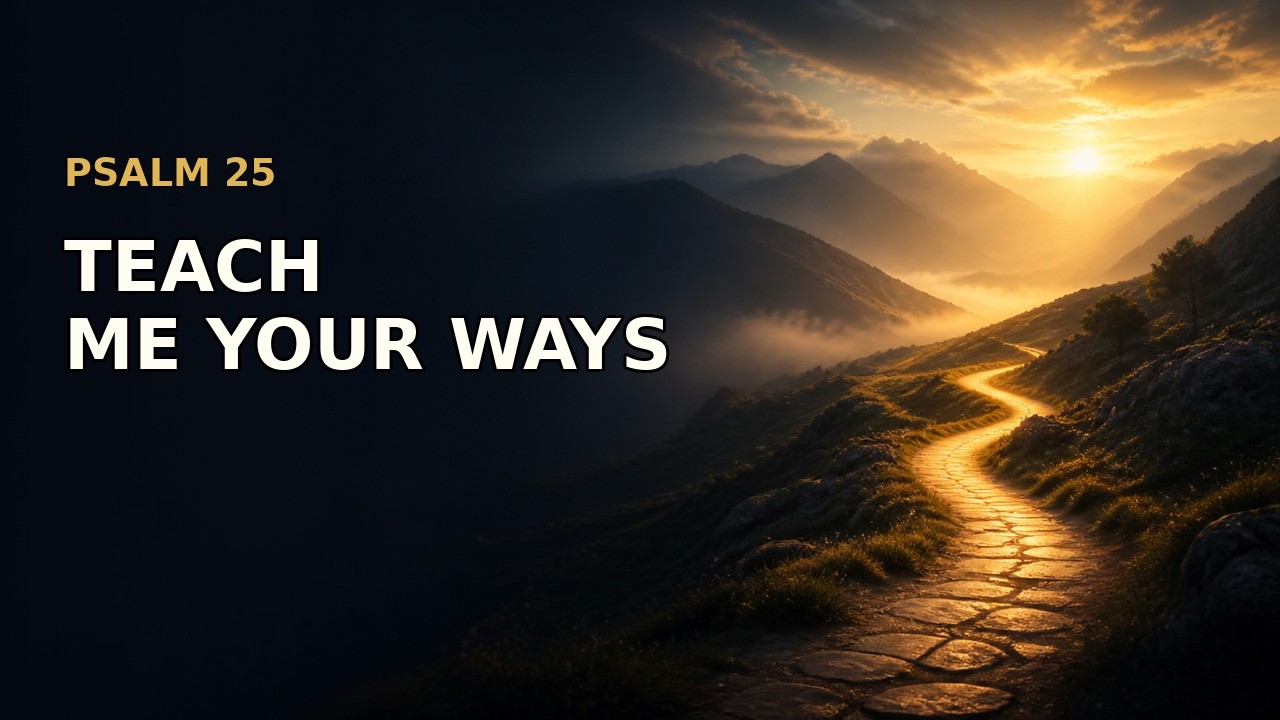 Psalm 25 Worship Song | Teach Me Your Ways (Original Contemporary Worship Music)