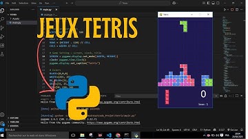 Créer le jeu Tetris avec python