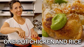 Carla Makes OnePot Chicken and Crispy Rice