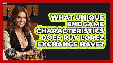 What Unique Endgame Characteristics Does Ruy Lopez Exchange Have? - The Chess Codex