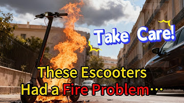 These Popular Electric Scooters Have a Fire Problem…