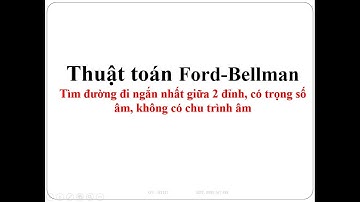 [TOÁN RỜI RẠC / LÝ THUYẾT ĐỒ THỊ] - Thuật toán Ford Bellman - đường đi ngắn nhất
