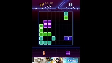 Puzzle Block Glow Block Game ios - Score 678!