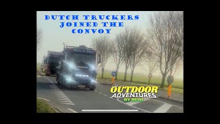 Dutch Truckers joined the Convoy #FreedomConvoy2022