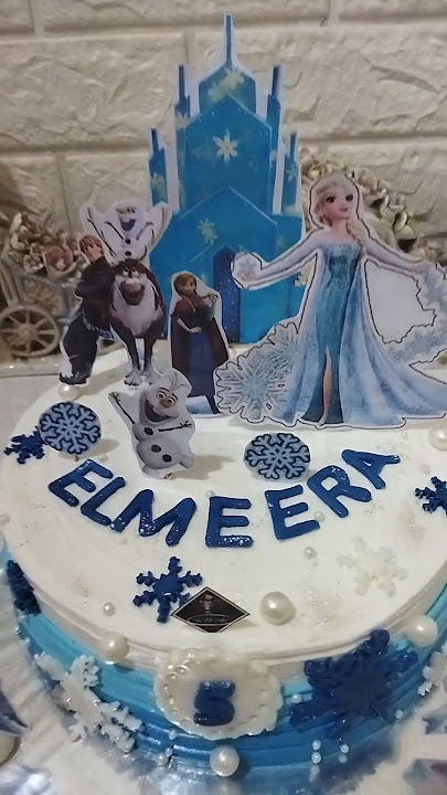 Cake frozen#cakeultah #kueulangtahun #shorts