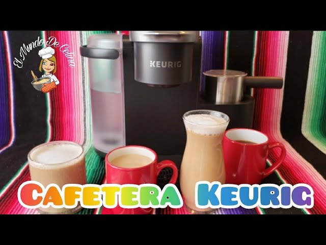  KINGTOO Cafetera con espumador de leche, cafetera de